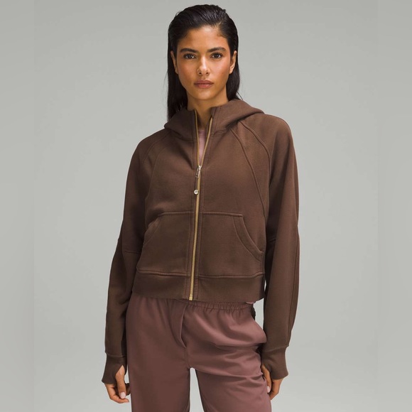 Lululemon Scuba Oversized Full Zip Hoodie XS/S Java - Picture 1 of 5